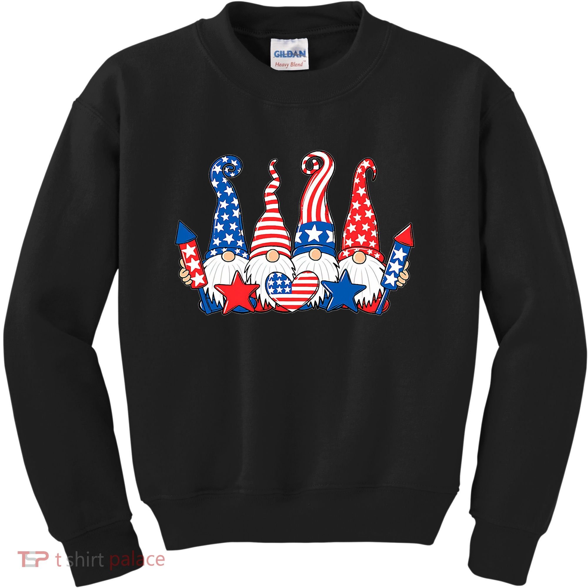 Independence Day 4th Of July Cute Gnomes Kids Sweatshirt