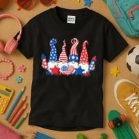 Independence Day 4th Of July Cute Gnomes Kids T-Shirt thumb 3