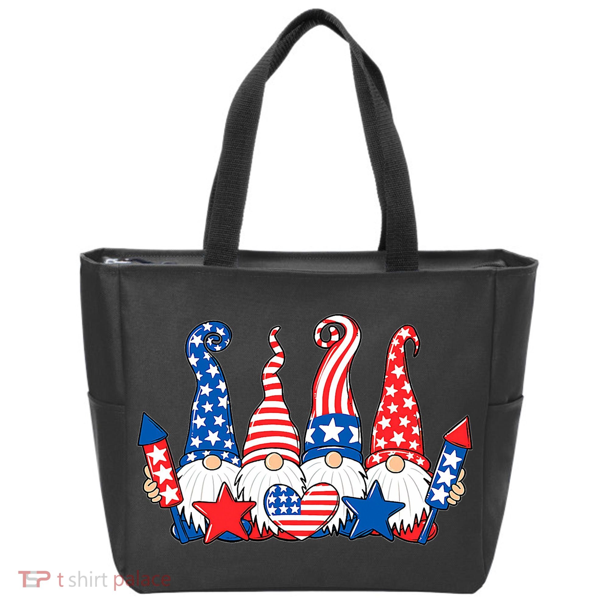 Independence Day 4th Of July Cute Gnomes Tote Bag