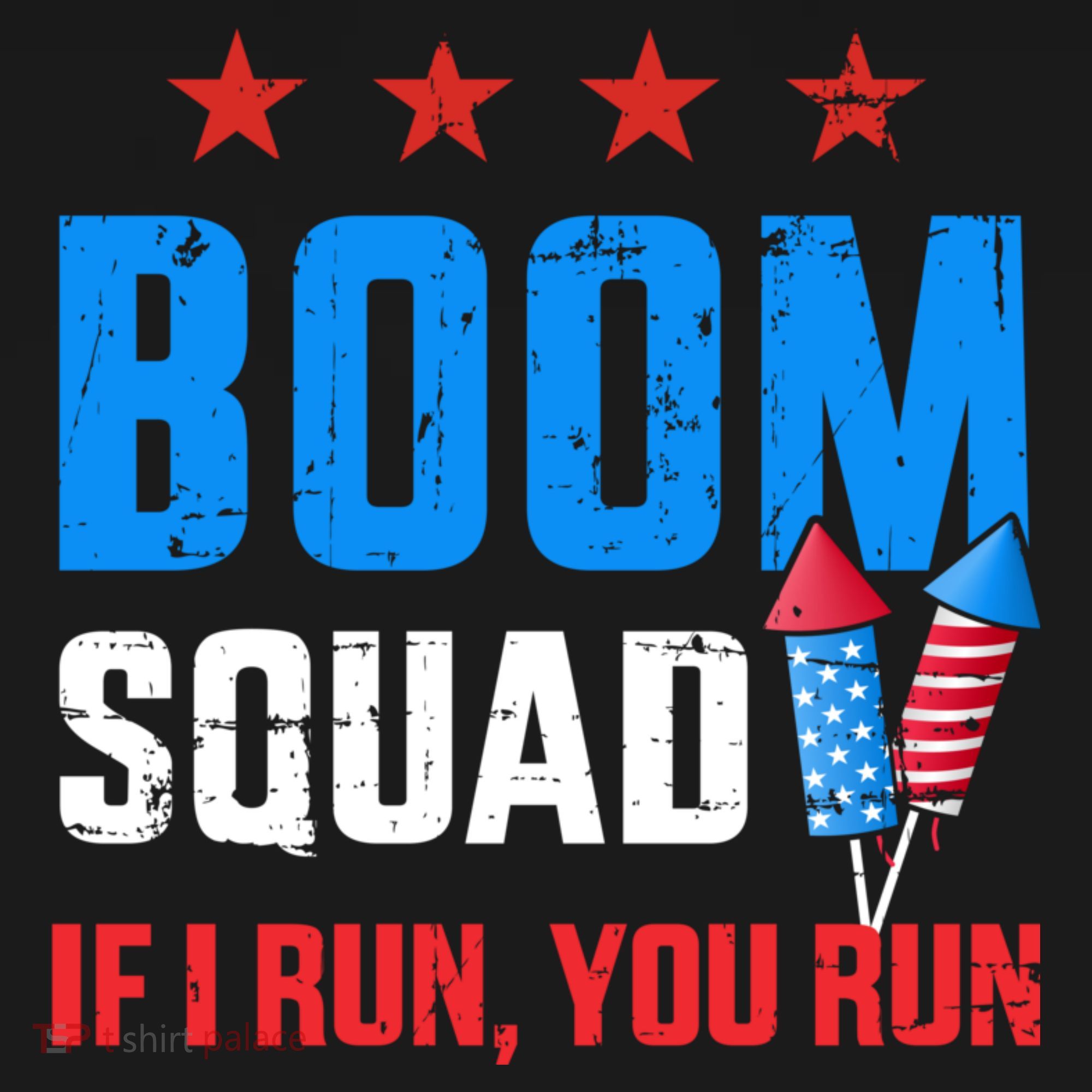 Independence Day 4th Of July Boom Squad If I Run You Run Backpack