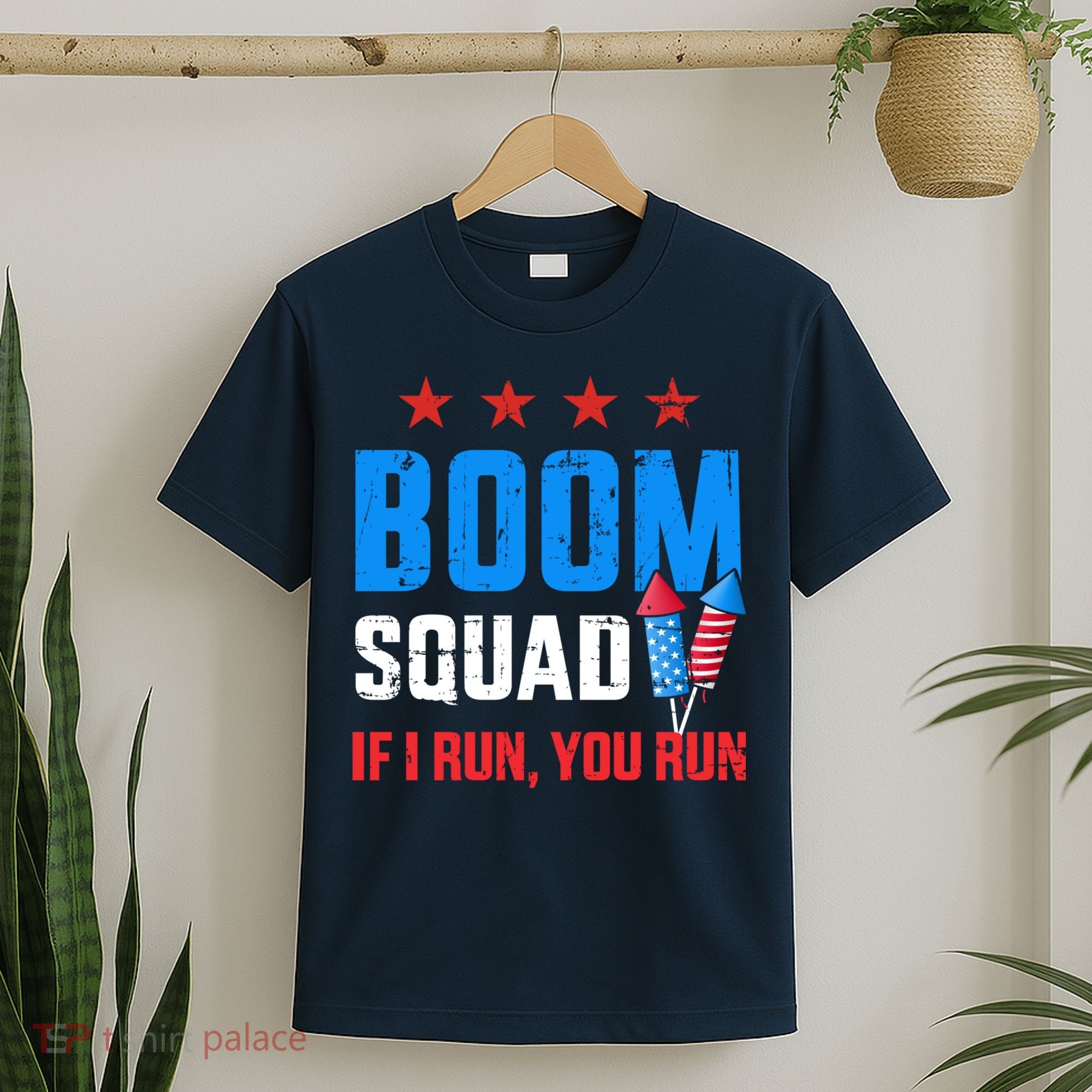 Independence Day 4th Of July Boom Squad If I Run You Run T-Shirt