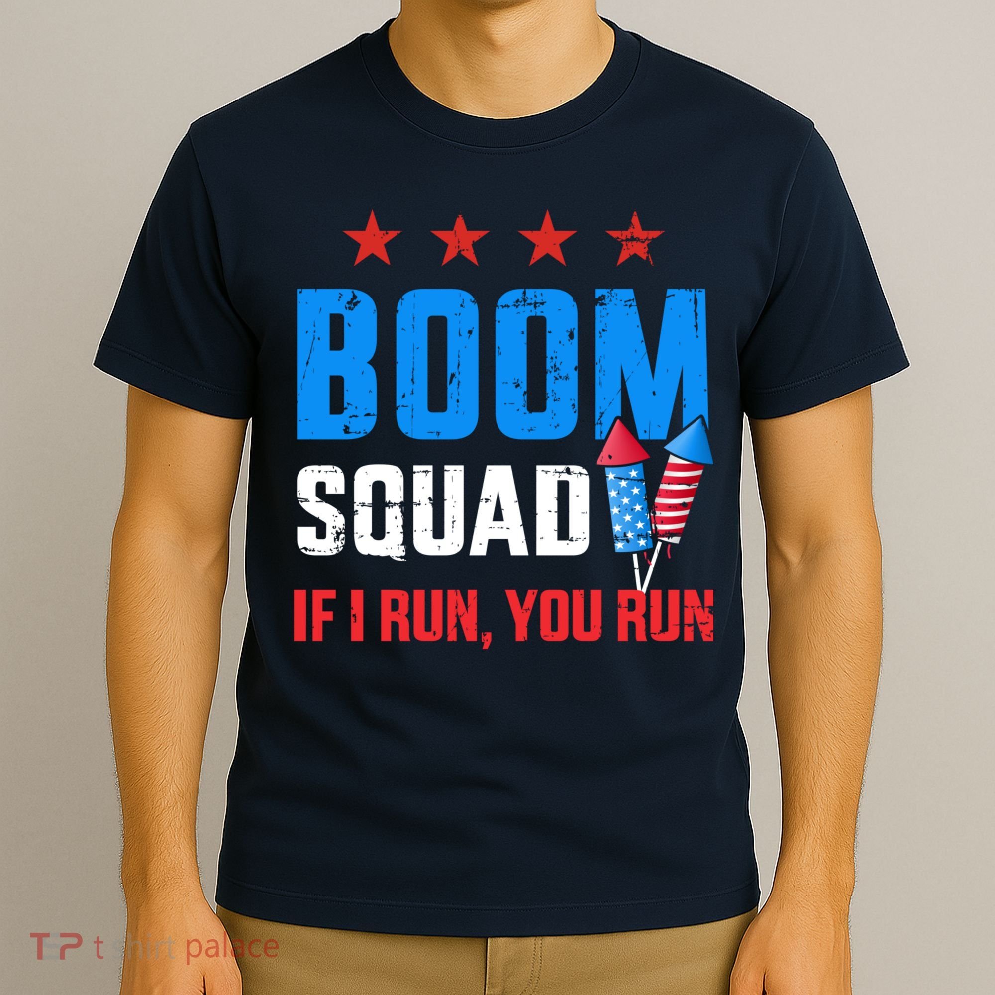 Independence Day 4th Of July Boom Squad If I Run You Run T-Shirt