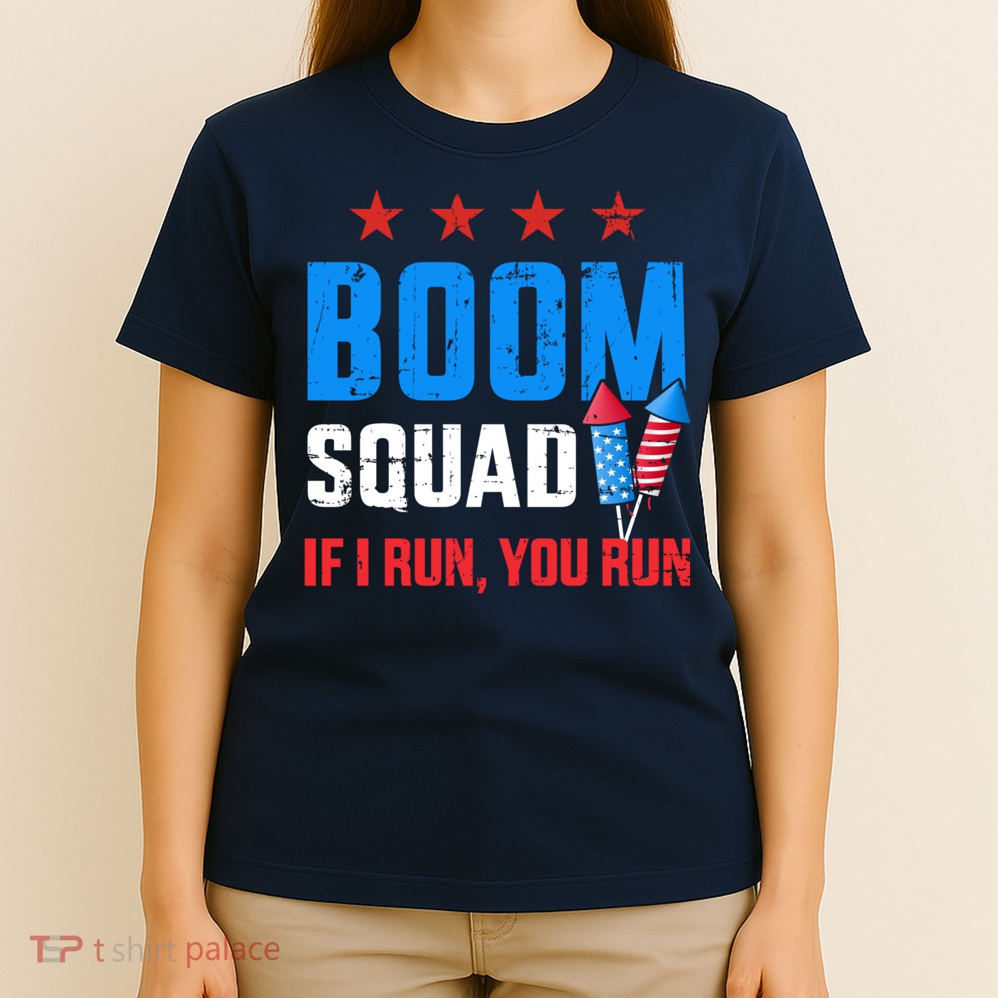 Independence Day 4th Of July Boom Squad If I Run You Run T-Shirt