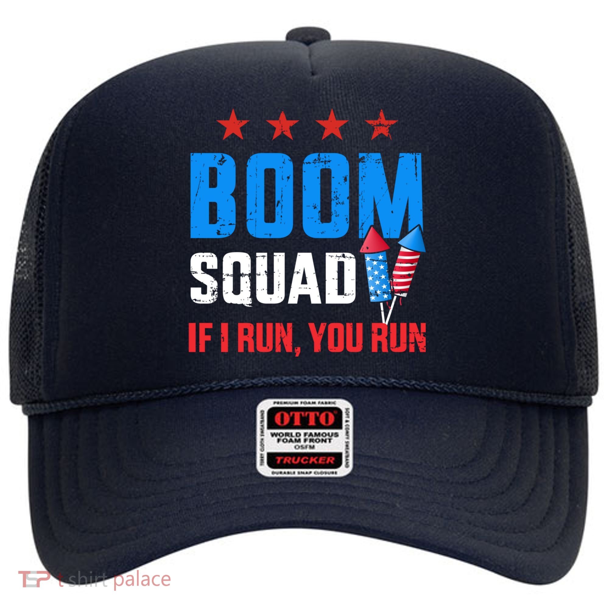 Independence Day 4th Of July Boom Squad If I Run You Run Hat
