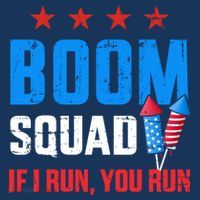 Independence Day 4th Of July Boom Squad If I Run You Run Tote Bag thumb 4
