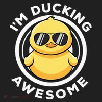 IM Ducking Awesome I Love Duck Lovers Funny Rubber Duck Women's Sweatshirt thumb 2