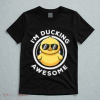 IM Ducking Awesome I Love Duck Lovers Funny Rubber Duck T-Shirt thumb 5