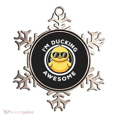 IM Ducking Awesome I Love Duck Lovers Funny Rubber Duck Ornament
