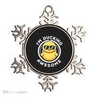 IM Ducking Awesome I Love Duck Lovers Funny Rubber Duck Ornament thumb 0