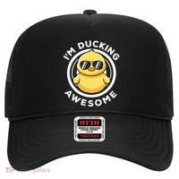 IM Ducking Awesome I Love Duck Lovers Funny Rubber Duck Hat thumb 0