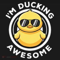 IM Ducking Awesome I Love Duck Lovers Funny Rubber Duck Kids Sweatshirt thumb 2