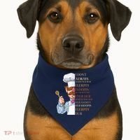 I Don't Always Herdy Dur Mur Flerpty Floopin USA-Made Doggie Bandana thumb 1