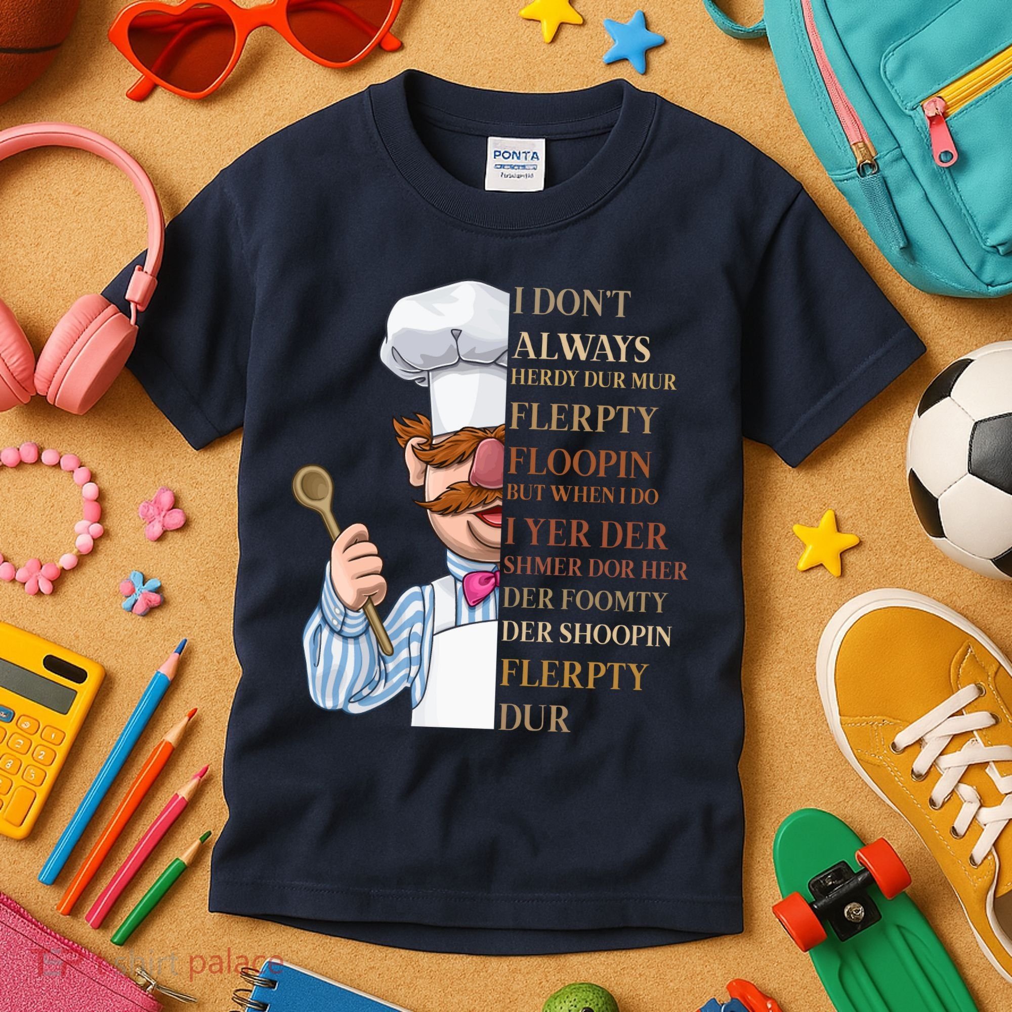 I Don't Always Herdy Dur Mur Flerpty Floopin Kids T-Shirt