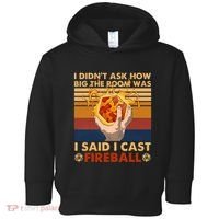I Didnt Ask How Big The Room Was I Said I Cast F.I.R.E.B.A.L.L Toddler Hoodie thumb 0