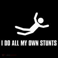 I Do All My Own Stunts Dark Women's Hoodie thumb 2