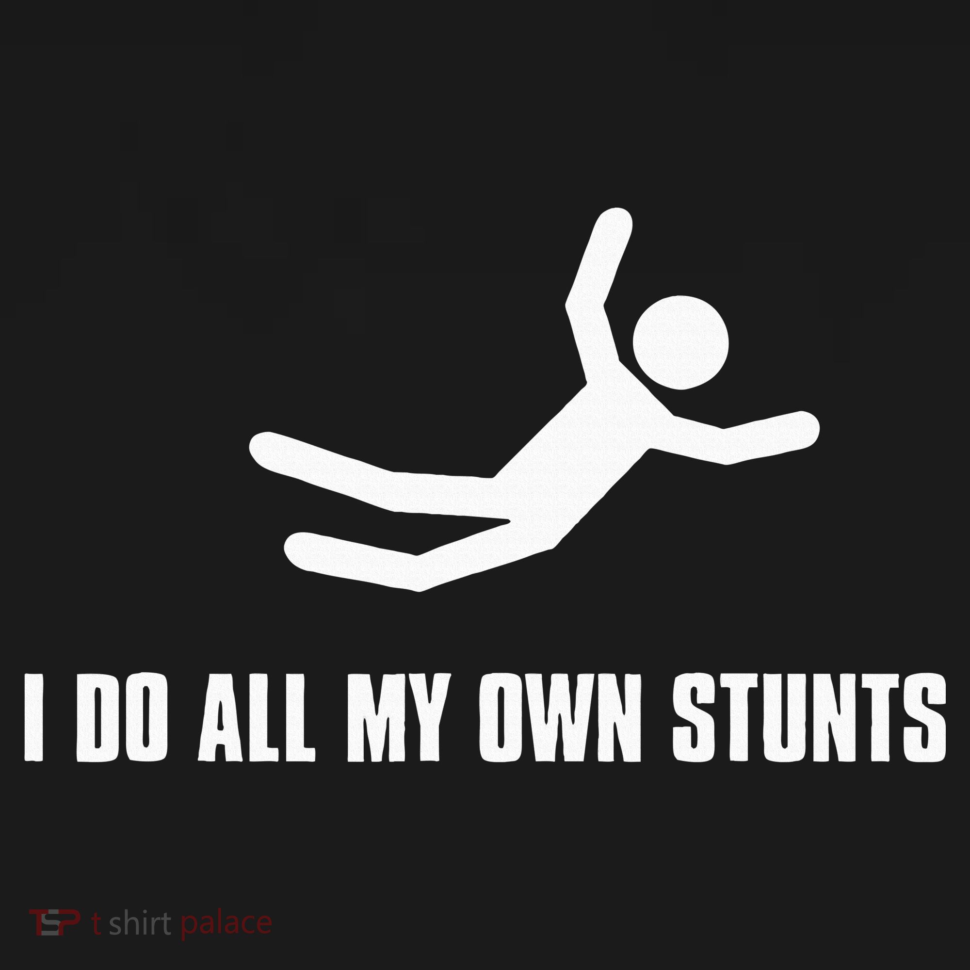 I Do All My Own Stunts Dark Kids Sweatshirt