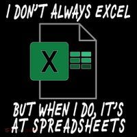 I Don't Always Excel But When I Do It's At Spreadsheets Women's T-Shirt thumb 6