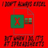 I Don't Always Excel But When I Do It's At Spreadsheets Santa Hat thumb 1