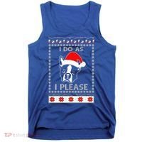 I Do As I Please Boston Terrier Ugly Christmas Sweater Cute Gift Tank Top thumb 0