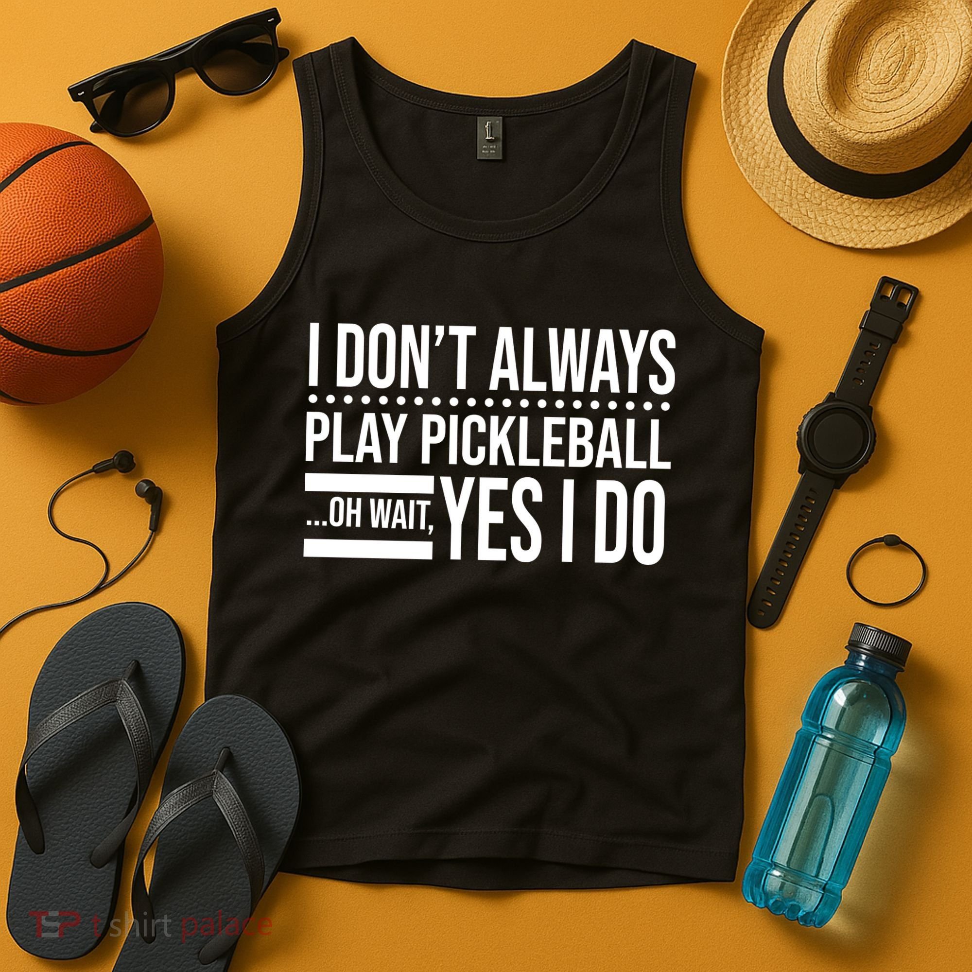 I Don't Always Play Pickleball Funny Tank Top