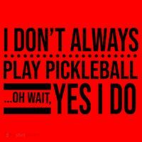 I Don't Always Play Pickleball Funny Santa Hat thumb 1