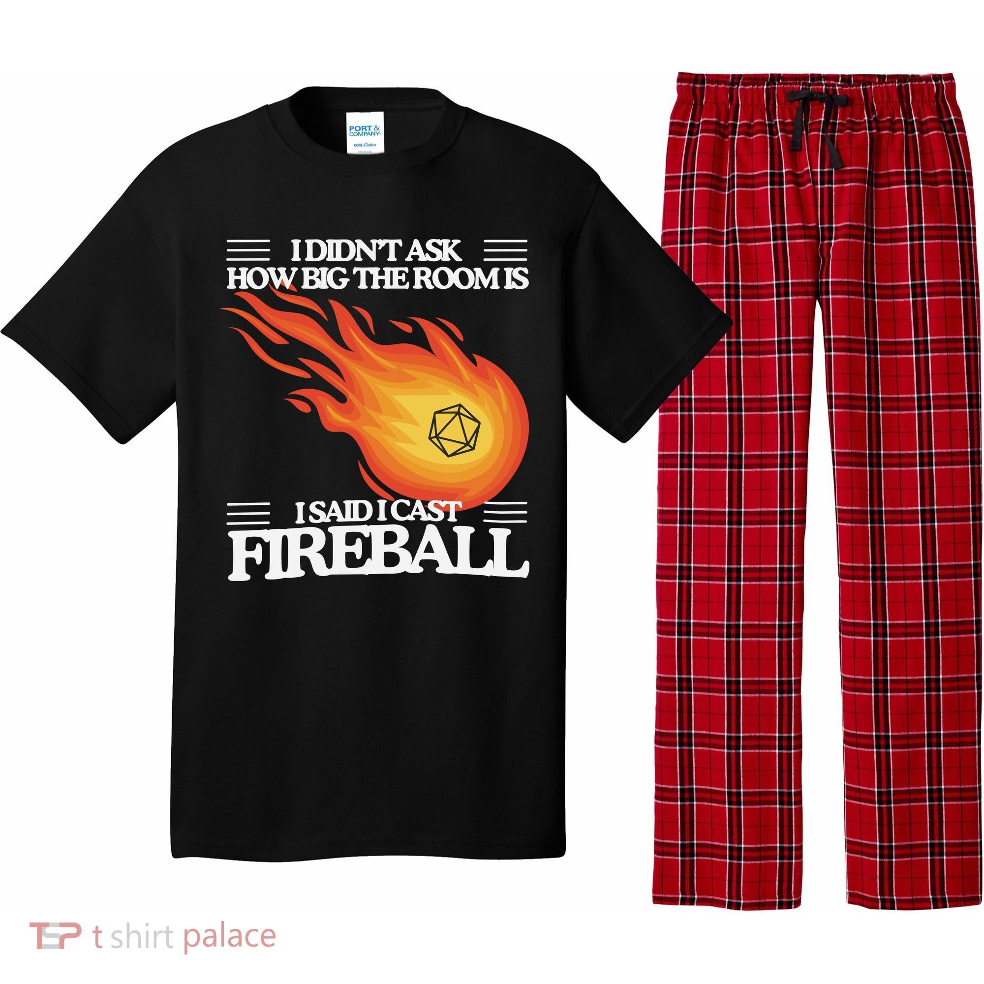 I Didnt Ask How Big The Room Is F.I.R.E.B.A.L.L Pajama Set