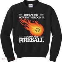 I Didnt Ask How Big The Room Is F.I.R.E.B.A.L.L Kids Sweatshirt thumb 0