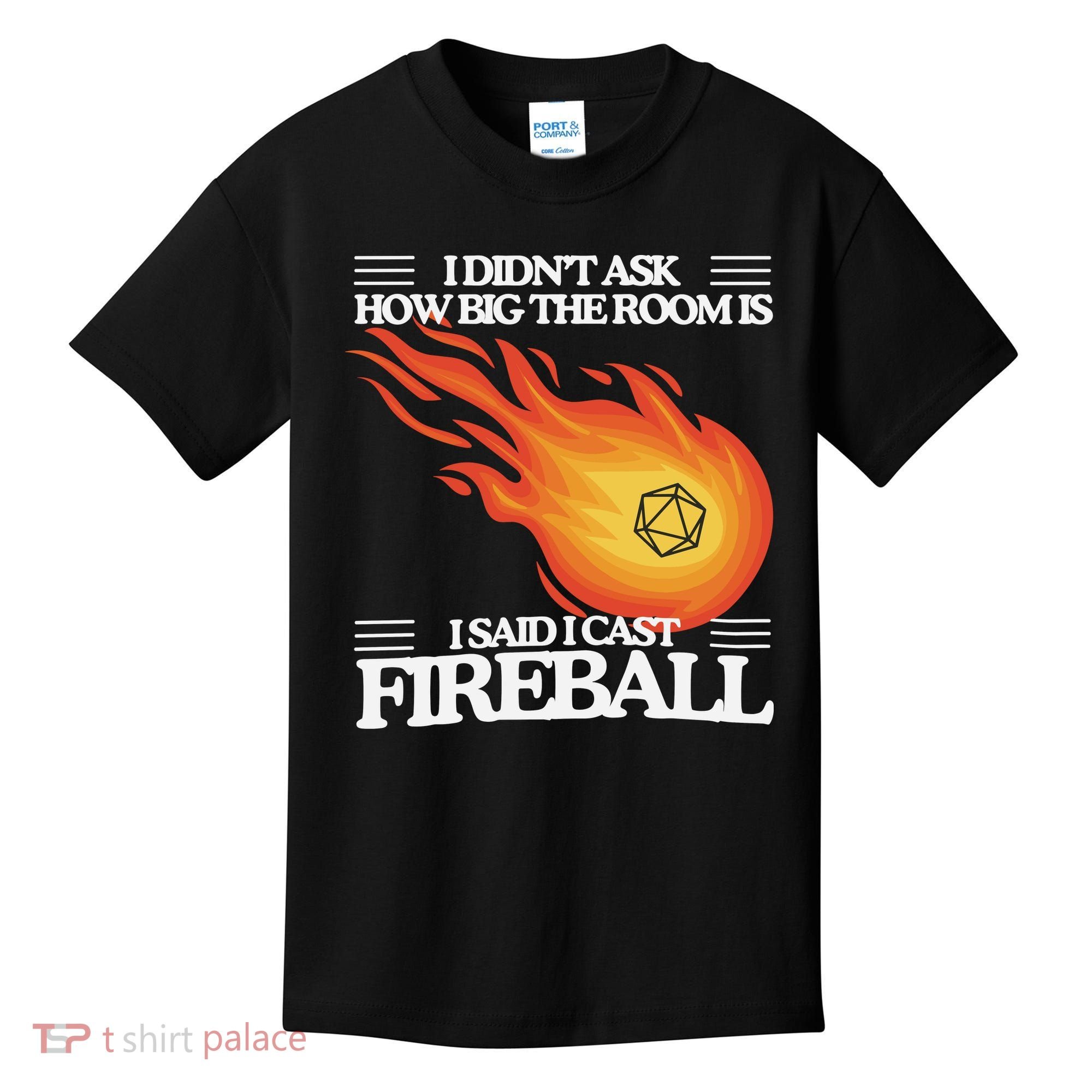 I Didnt Ask How Big The Room Is F.I.R.E.B.A.L.L Kids T-Shirt