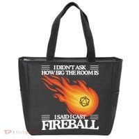 I Didnt Ask How Big The Room Is F.I.R.E.B.A.L.L Tote Bag thumb 0