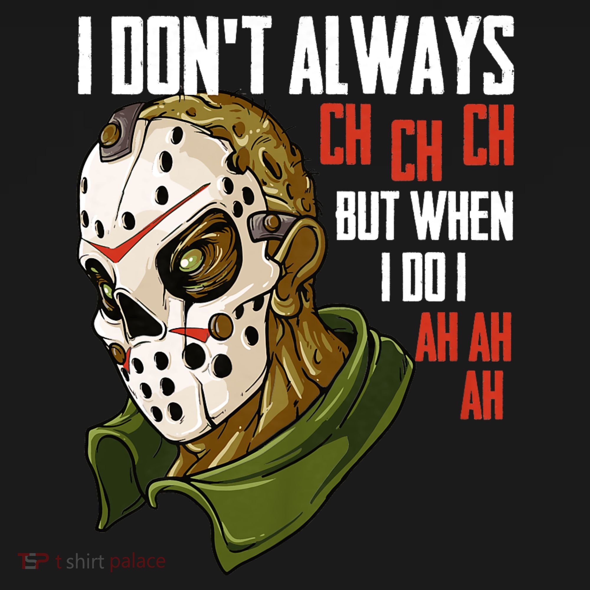 I Dont Always Ch Ch Ch Lazy Halloween Costume Horror Movie Apron