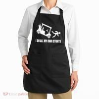 I Do All My Own Stunts Funny Golfer Apron thumb 2
