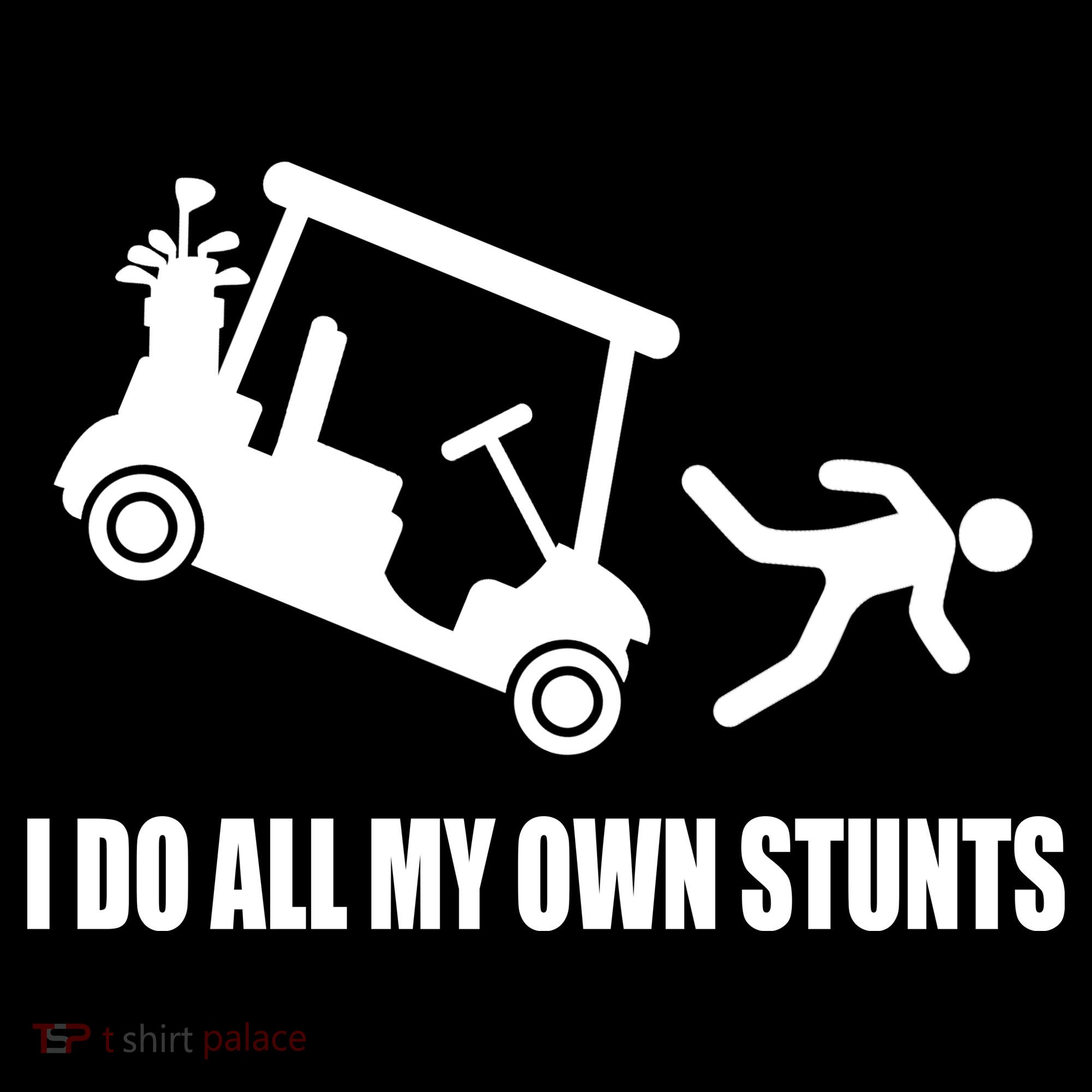 I Do All My Own Stunts Funny Golfer Women's Hoodie