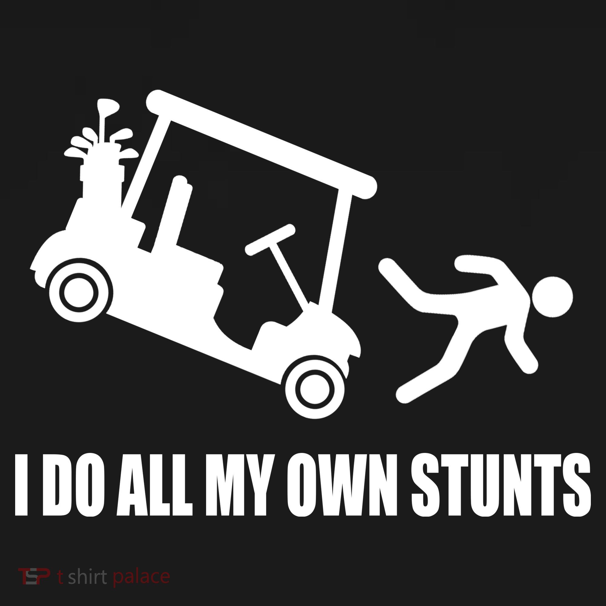 I Do All My Own Stunts Funny Golfer Women's Tank Top