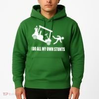 I Do All My Own Stunts Funny Golfer Hoodie thumb 2