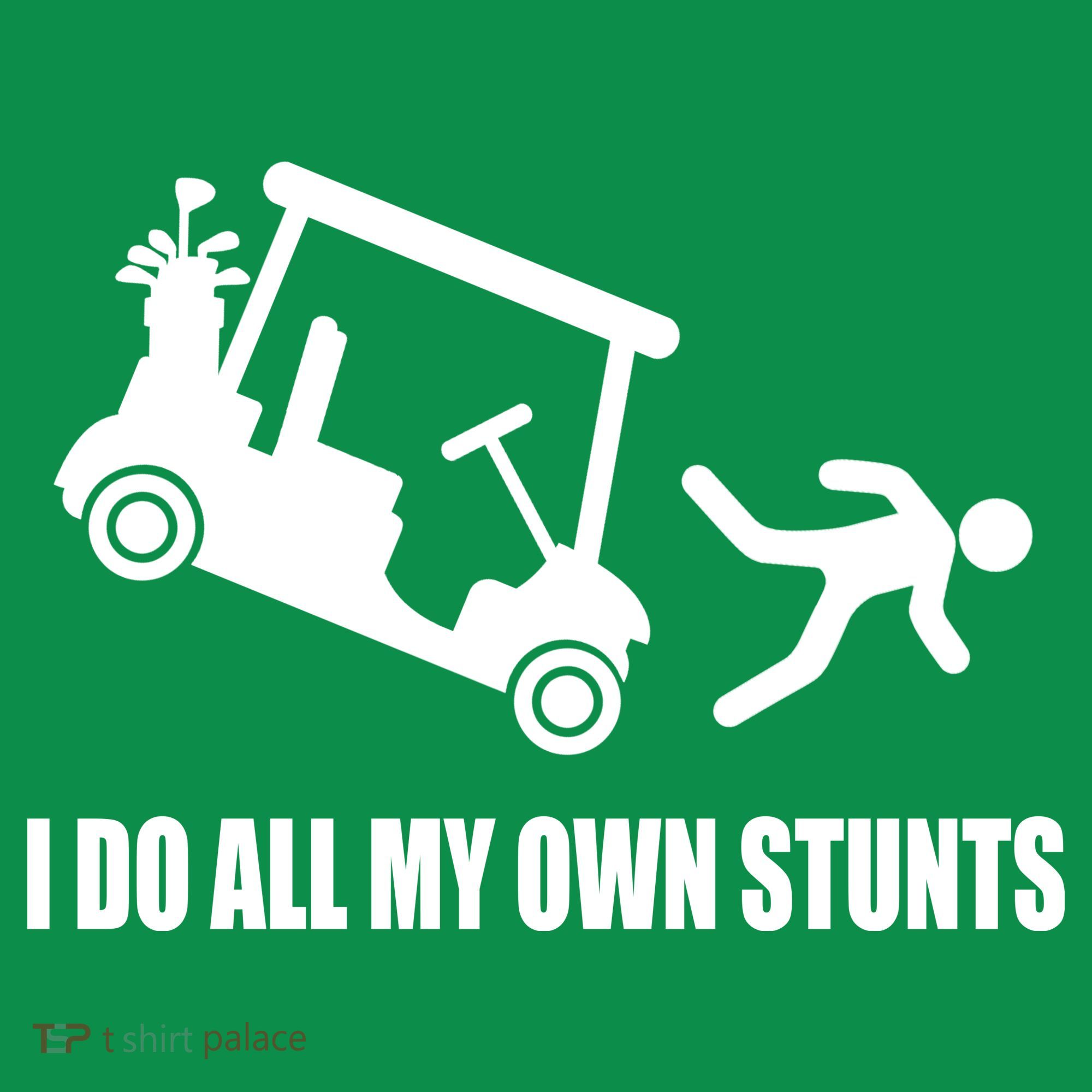 I Do All My Own Stunts Funny Golfer Mousepad