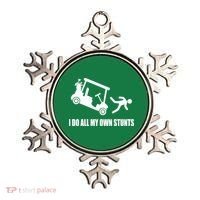 I Do All My Own Stunts Funny Golfer Ornament thumb 0