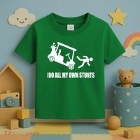 I Do All My Own Stunts Funny Golfer Toddler T-Shirt thumb 3
