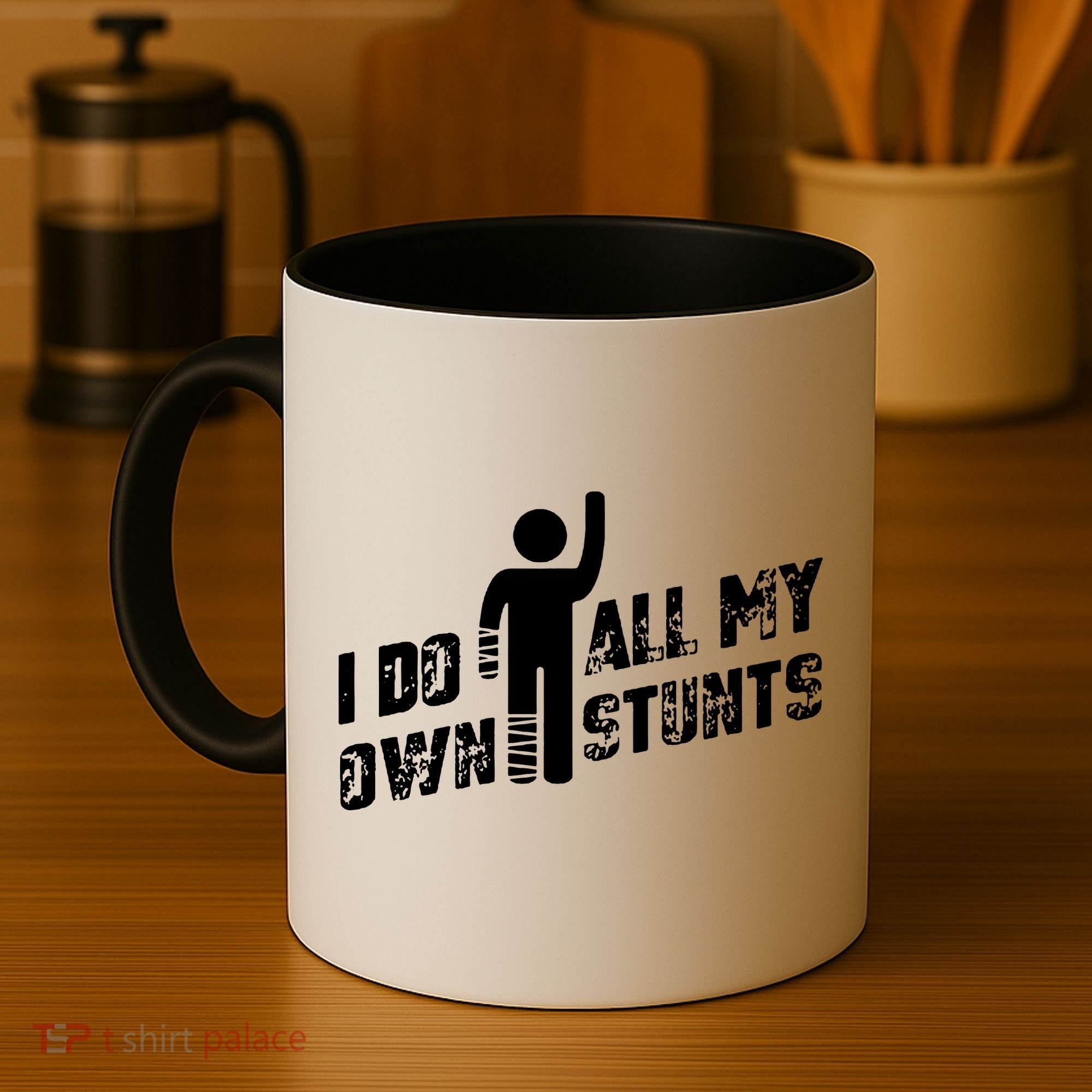 I Do All My Own Stunts Coffee Mug