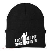 I Do All My Own Stunts Beanie thumb 0