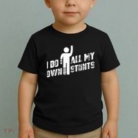I Do All My Own Stunts Toddler T-Shirt thumb 2