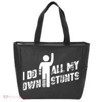 I Do All My Own Stunts Tote Bag thumb 0