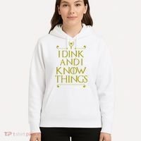 I Dink And I Know Things Funny Pickleball Hoodie thumb 5