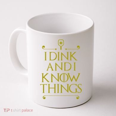 I Dink And I Know Things Funny Pickleball Coffee Mug