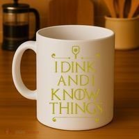 I Dink And I Know Things Funny Pickleball Coffee Mug thumb 4