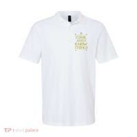I Dink And I Know Things Funny Pickleball Polo thumb 0