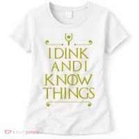 I Dink And I Know Things Funny Pickleball Women's T-Shirt thumb 0
