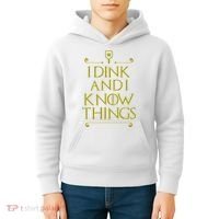 I Dink And I Know Things Funny Pickleball Kids Hoodie thumb 4