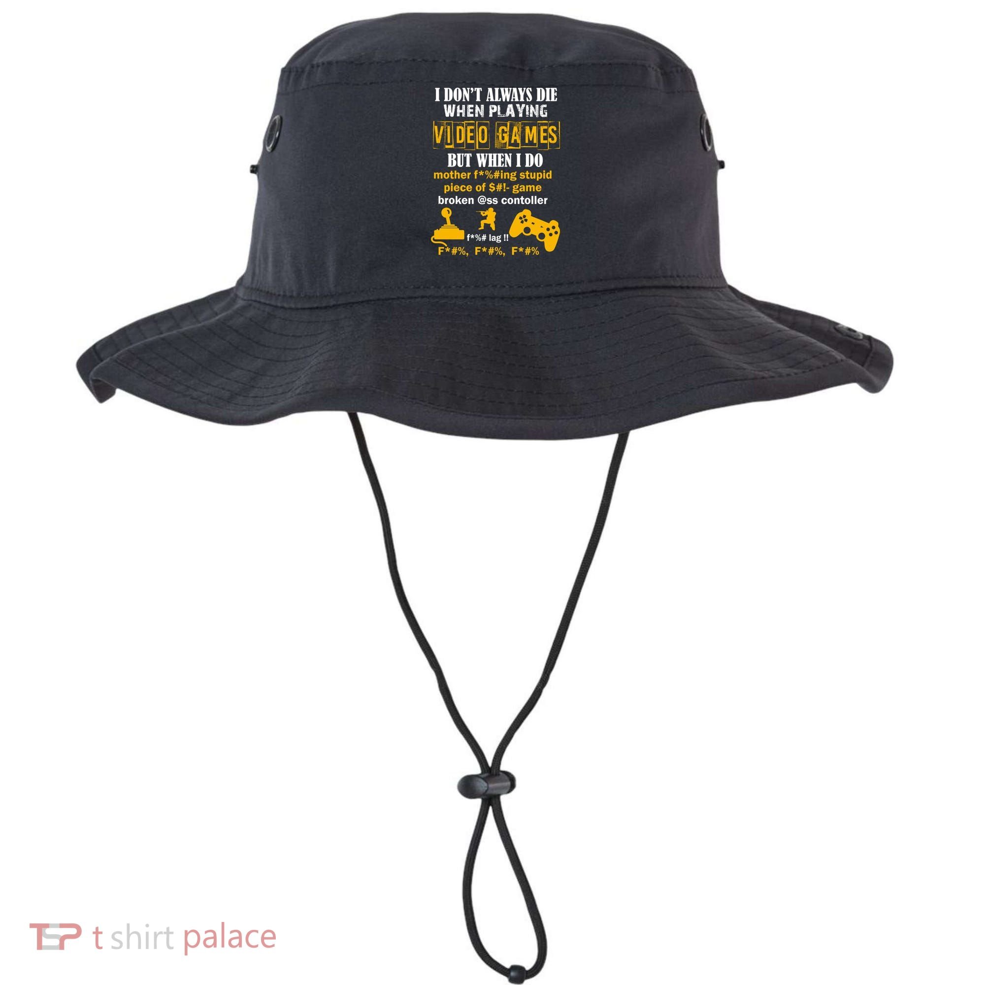 I Don't Always Die Gamer Funny Bucket Hat