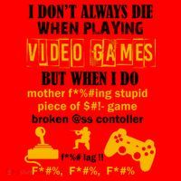 I Don't Always Die Gamer Funny Santa Hat thumb 1