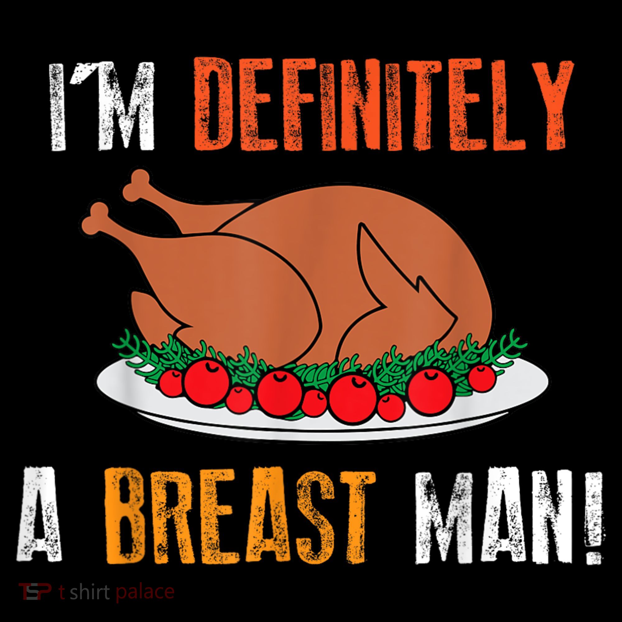IM Definitely A Breast Man Funny Thanksgiving Turkey Coffee Mug